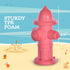 Wags & Wiggles Fire Hydrant Floatable TPR Dog Toy, Fun Summer Pool Toy for Dogs, Sturdy Floating Water Squeaky Toy
