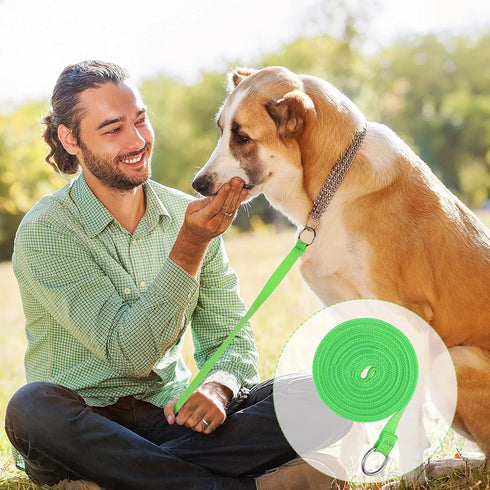 18 Pieces Dog Leash Slip Leads with O-Ring, 6 Feet for Small Medium Large Dogs – Grooming Shelter Rescues Walking