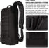 Pack Protector Plus Tactical Sling Bag Military MOLLE Crossbody (Patch Included)