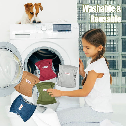 Small(5 Pack) Male Dogs Diapers, Washable Reusable High Absorbing Boy Belly Bands Doggy Wraps Panties Doggie Puppy