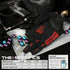Glove Station Hyper-Fit Tactical Paintball Gloves - Red, Large Size, 2 Fingerless Design for Combat, Hunting, Airsoft