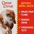 Canine Chews 10-11" Retriever Stick Rolls Rawhide for Dogs, 20 Pack of Skinny Sticks for Small Aggressive Chewers