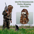 Geyoga Camouflage Leafy Face Mask Ghillie Hunting Gear, 3D Full Face Cover, Camo Balaclava