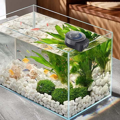 Generic Feeder,21-Compartment 6 Fish Automatic Timers Aquarium Food Dispenser,Fish Tank Smart Feeder - for Turtle Betta