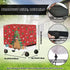 80-100 Christmas Patio Cooler Cover for Outdoor Bar Cart Anti Slip Durable Ice Chest Covers for Outdoor Quart
