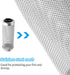 Stainless Steel Aquarium Filter Intake Cover, 12mm Metal Fish Tank Strainer, Mesh Tube Filter Net for Aquarium Inlet