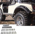 Huskey 304 Stainless Steel Bolts for Golf Cart Fender Flares - Compatible with EZGO Club Car Yamaha