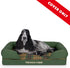 Replacement Outer Cover for The Dog's Bed Orthopedic, Medium, Washable Fabric, Green Tartan