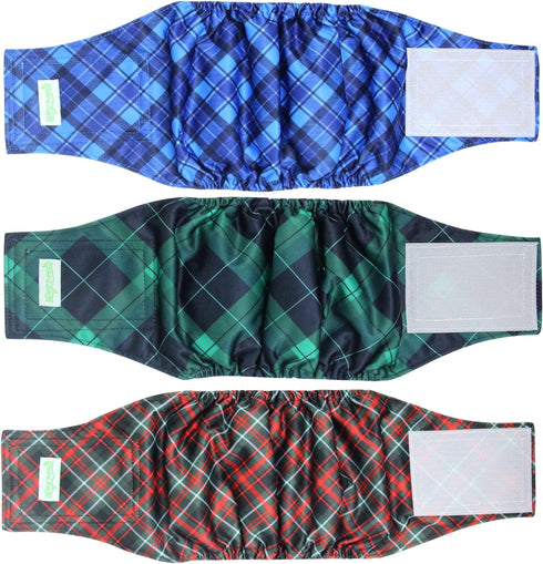 wegreeco Washable Male Dog Belly Band (Stylish Pattern) - Dog Diapers Male
