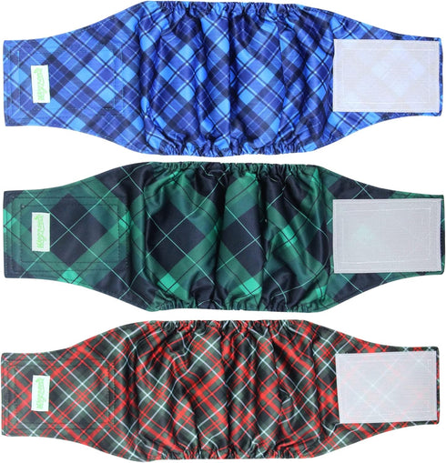 wegreeco Washable Male Dog Belly Band (Stylish Pattern)- Dog Diapers Male -