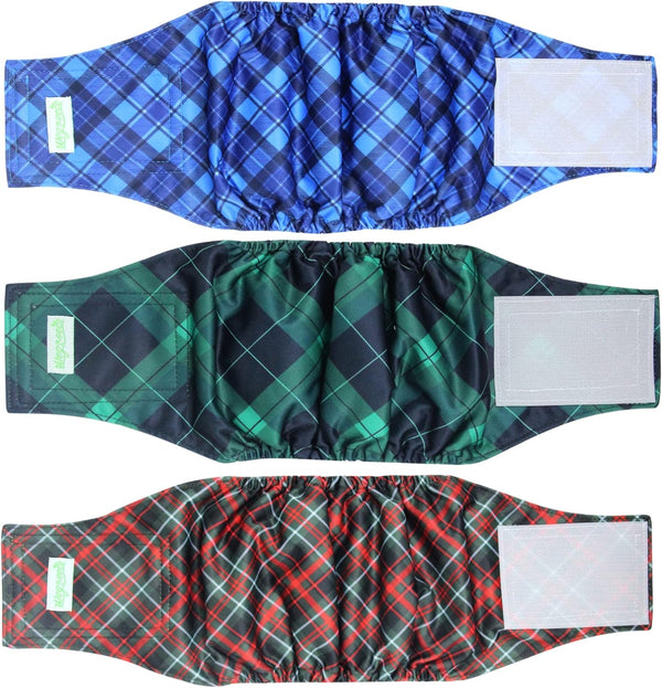 wegreeco Washable Male Dog Belly Band (Stylish Pattern)- Dog Diapers Male -