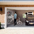 Ultrawall Bike Rack, Garage Wall Mount for 2 Bicycles and 1 Helmet, Heavy Duty Storage Holds Up to 100lbs