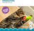Catstages Pink Dental Strawberry Teether - Soft Chew Toy with Catnip
