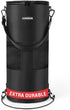 LUMERAM Premium Boat Trash Can with 2 Side Pockets and Bottom Zipper Opening