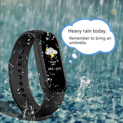 Fitness Tracker Watch with 7-Day Battery Life, Pedometer, Blood Oxygen, Heart Rate, Sleep Monitoring, Waterproof
