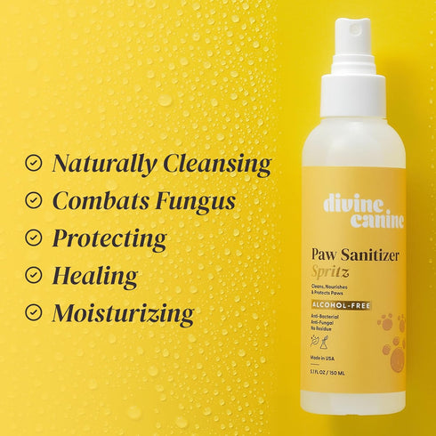 Paw Sanitizer Spritz - Dog Paw Cleaner, Nourishing & Soothing Cleaning for Paw Pads, 5.1 oz