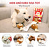 Gigwi Interactive Squeaky Dog Toys - Hide and Seek Puzzle Toy Set for All Breeds, 2-in-1 Dog Toys for Boredom and IQ