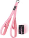Vulken Tricep Rope Cable Attachment, 28.7 Inch & 22 Inch Two Lengths Built in One Pull Down Rope, Black & Pink