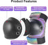 Skating Protective Gear Adult, Knee Pads for Youth/Women/Men, Skate Pads with Elbow Pads and Wrist Guards