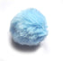 Furry Cat Toys Ball with Rattle Bell and Catnip for Cats - Easter Gift (Blue with Bell)