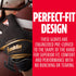 Franklin Sports 28360F1 Supratak Football Receiver Gloves - Black/Chrome Adult Small