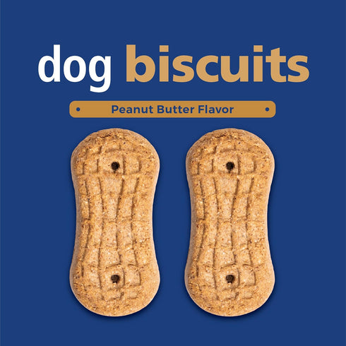 Peanut Butter Dog Biscuits, 6 lb. Tub