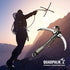 Grappling Hook and Rope 10M (32ft) - Heavy Duty Multifunctional Survival Hook with 4 Stainless Steel Claws