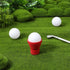 NUOBESTY Golf Pick-up Suction Cup Grabber, Rubber Golf Ball Retriever Picker Upper, Red