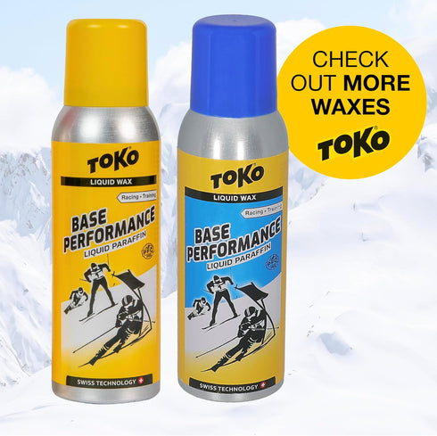 TOKO Base Performance Liquid Paraffin Red 100ml One Size for Ski and Snowboard