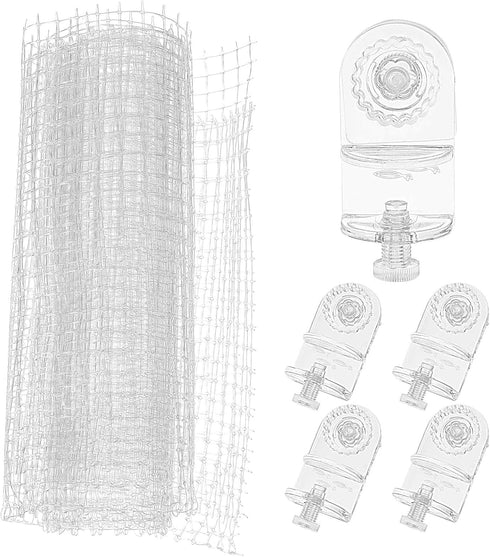 Mesh Net Anti-Jump Net for Fish Tank, Convenient Escape Proof Mesh Netting Cover