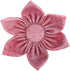 Elegant Little Tail Pink Girl Dog Collar for Female Dogs, Adjustable Pet Collar with Flower Gift for Large Dogs