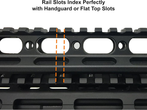 UTG Super Slim Picatinny Riser Mount, 1" Height, 13 Slots, Black