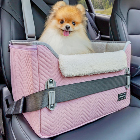 PETSFIT Dog Car Seats for Small Dogs, Portable Puppy Car Saet for