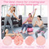 Teyva Daily 11 Set 3 Pcs Pink Yoga Accessories for Women, Home Pilates Essential Kit for Workout Gym Lover Gifts