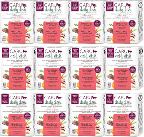 Caru - Daily Dish Beef Stew - For Dogs - Supports Overall