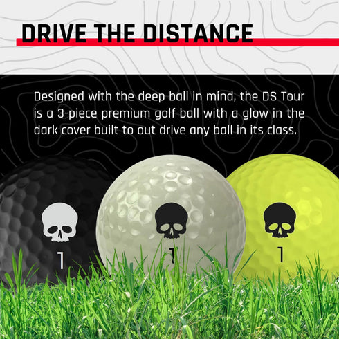 Premium Golf Balls with DeadSoft Core & Dimple Pattern for Max Distance & Control