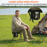 Backpacking Camping Stool with Shoulder Strap,Ultralight Collapsible Handbag Style Stool,Pocket Portable Seat