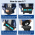 2026 45cm 440 Upgraded Collapsible Stool with Cushion, Maximum Loading Pounds, Portable and Lightweight Adjustable