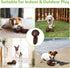 PETGEEK Interactive Squeaky Dog Toy, Automatic Moving Vibrating Dog Balls with Plush Cover, Rechargeable Perro Juguetes