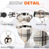 4 Pieces Bow Tie Cat Collar Bandana, Breakaway Pet Collar Bandana with Classic Plaid Adjustable Cat Collar with Scarf