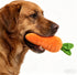 Tiosen Carrot Dog Toy with Squeaker, Bite-Resistant Soft Comfortable Dog Toys Plush Soft Material, for Small Medium