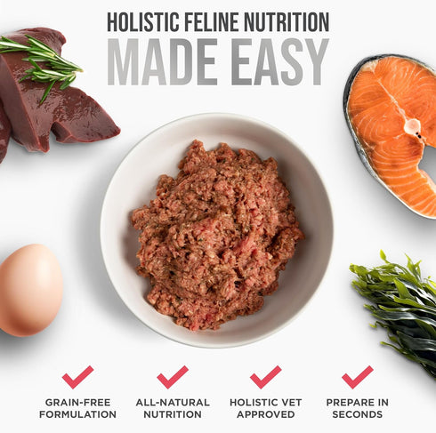 Know Better for Cats, Beef Recipe, RAW Cat Food Premix/Supplement for Homemade Cat Food, Grain Free