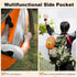SZHLUX Double & Single Camping Hammock with 2 Tree Straps, Portable for Hiking, Backpacking, Outdoor, Beach, Orange/Grey