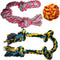 Durable Dog Toys, Rope Chew Toys, Tug of War Toy for Large Breed, Small Breed Puppy Teething Toys (3 Count)