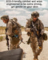 COMMANDO Backpacking Black Unscented Camouflage Wet Wipes - Combat Wipes - Thick Biodegradable, Heavy Duty Cleansing