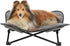 TRIXIE Camping Cot for Dogs - Elevated Folding Padded Pet Bed, Raised Travel Lounger for Small to Medium Dogs