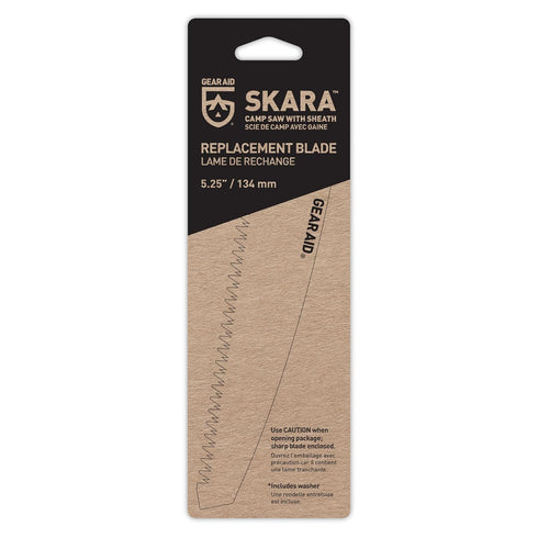 GEAR AID Skara Replacement Blade for Folding Camp Saw, Ideal for Cutting 2.5” Diameter Wood for Camping, Hiking, Trail Maintenance, Hunting, and General Pruning