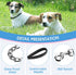 Chain Heavy Duty Metal Dog Leash, 5FTx3mm Chew Proof Pet Leash Chain with Soft Padded Handle for Large & Medium Size Dogs Walking, Training and Traveling (20-100 lbs)