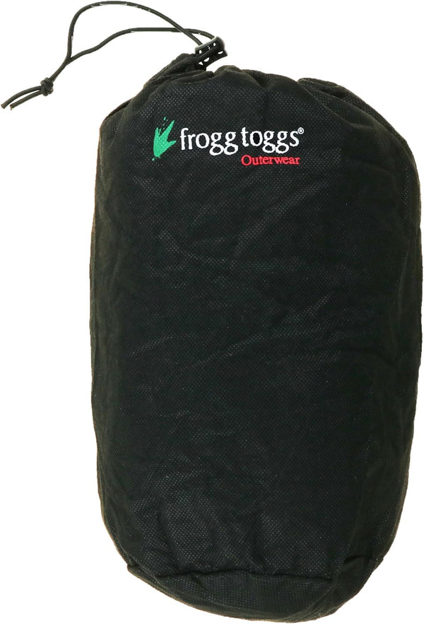 FROGG TOGGS Classic Waterproof Drawstring Cinch Sack, One Size, Black