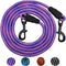 MayPaw 8FT/10FT Heavy Duty Dog Tie Out/Check Cord, Nylon Rope Training Leash for Small Medium Large Dogs